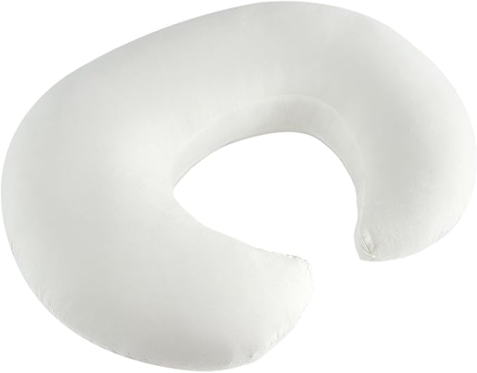 Nursing Pillow for Bottle and Breastfeeding, Ergonomic Comfort Nursing Essentials for Mom and Baby, Feeding Support Pillow with Removable Cover, Easier and Healthier Nursing (Naked Pillow)