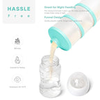 Termichy Stackable Formula Dispenser Portable Milk Powder Container, 2 Pack, Mint