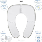 Premium Travel Potty Seat – Compact, Non-Slip, Made in USA Seat, No-Pinch Locking Hinges, Easy to Clean, Includes Machine-Washable Carry Bag