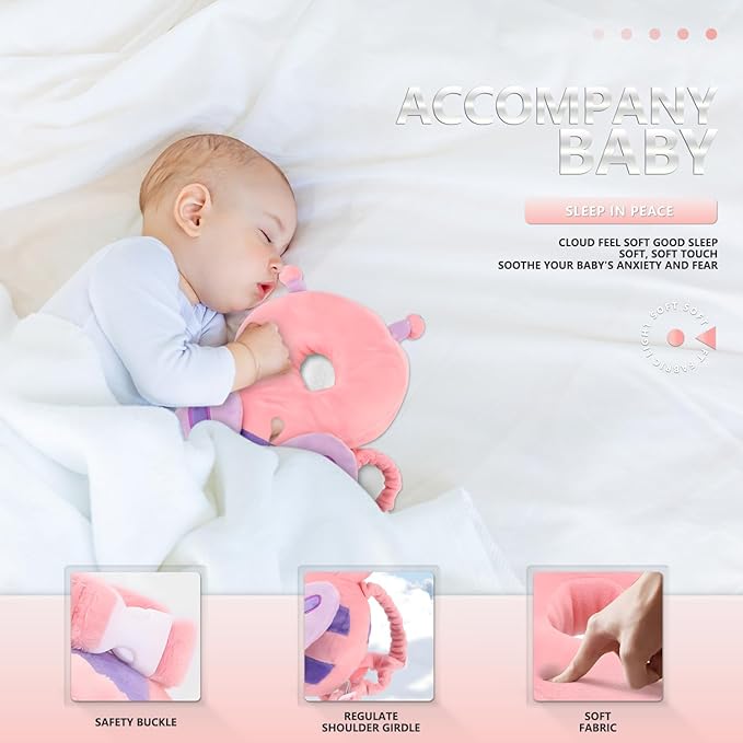 Baby Head Protector,Adjustable Baby Head Protection Backpack (Butterfly)