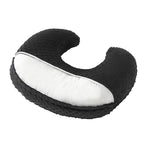 Nursing Pillow and Positioner with Cover for Breastfeeding and Bottle Feeding, Propping Baby, Tummy Time, Baby Sitting Support, Awake-Time Support (Black, 22" x 17.7" x 5.9")