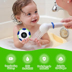 TKY Baby Bath Thermometer with Floating Toys - Digital Water & Room Temperature Monitor, Rechargeable Thermometer with Alerts for Newborn Bath Essentials, Infant Safety