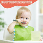 6-Piece Silicone Baby Feeding Spoons for First Stage Infant, Soft-Tip Easy on Gums I Training Spoon Self | Baby Utensils Feeding Supplies, Toddler Spoons Dishwasher Safe & Boil-Proof