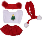Christmas Clothes for 15/17cm Dolls(NO Doll) - Outfit for with Accessories Suit - Clothes Set for Dolls Dress Up