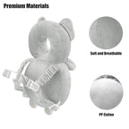 PandaEar Baby Head Protection Backpack, Toddler Walking Head Protector, Adjustable Head Protector Pad Safety Cushion (Grey)