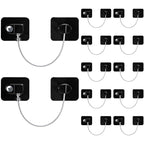 12 Pack Refrigerator Lock with 12 Keys Fridge Locks Combination Adhesive Child Safety Cabinet Freezer Door Lock Adult File Drawer Kitchen Appliance Furniture Closet(Black)