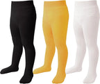Marchare Baby Girls Tights Thick Solid Cable Knit Leggings Winter Warm Stockings For Toddler Girls 1/2/3/4/5 Pack