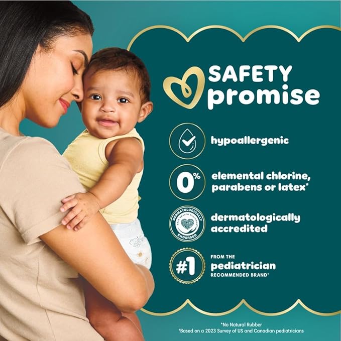 Pampers Swaddlers Diapers, Size 4 (15-34 lbs), 22 Count, Absorbent, Keeps Baby Dry and Comfortable, Skin Safe Disposable Baby Diaper (Packaging May Vary)