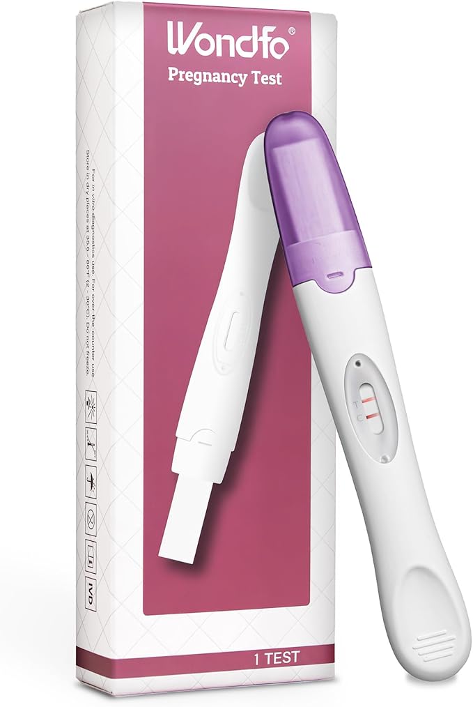 Wondfo Pregnancy Test - Detect HCG with 99% Accuracy - Easy to Use at Home HCG UrineTest with Fast and Reliable Results - [1 Count]