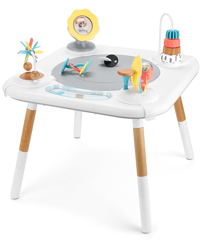 Skip Hop Discoverosity Montessori-Inspired 3-Stage Activity Center & Play Table for Baby Ages 4m+
