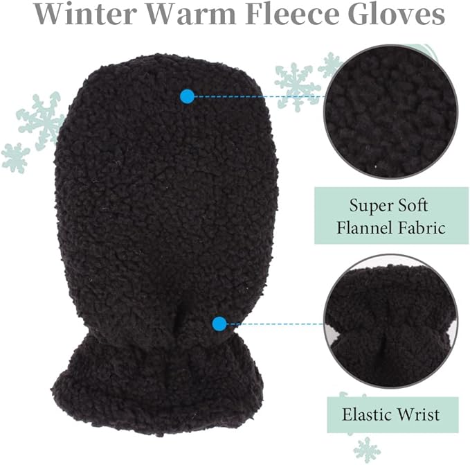 Zsedrut Baby Boys Winter Glove Warm Toddler Infant Girls Mittens Fleece Lined Gloves 1-7 Years