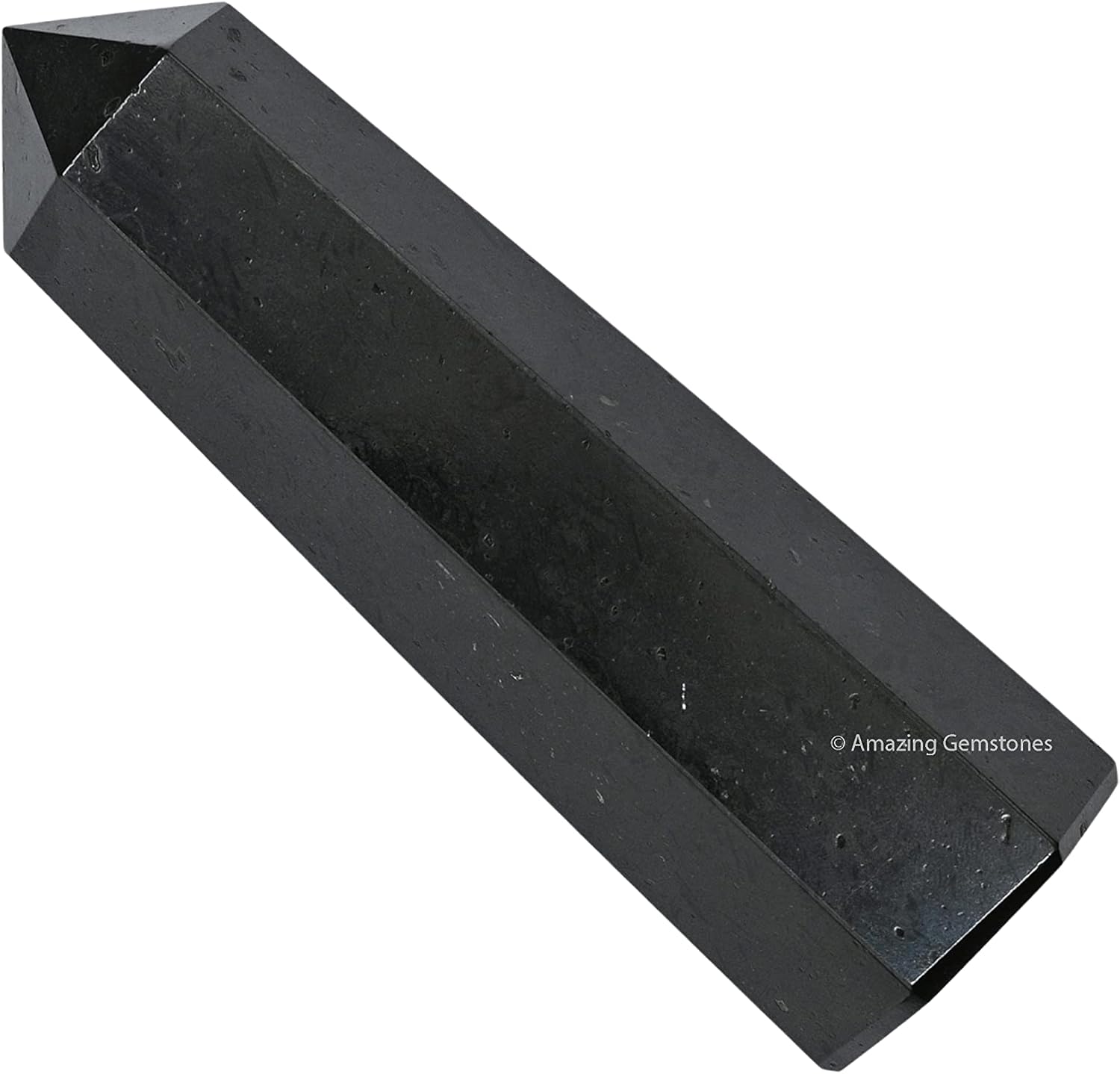 Amazing Gemstone Large Black Tourmaline Crystal Towers ~ Natural Healing Crystal Point Obelisk for Reiki Healing and Crystal Grid (5.5 to 6 INCH)