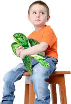 Realistic Big Sea Turtle Stuffed Animal,Plush Turtle Toys,Perfect Sea Turtle Present for Kids, Stuffed Animals Toys,Birthday,Christmas-14 inch