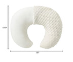 Nursing Pillow and Positioner with Cover for Breastfeeding and Bottle Feeding, Propping Baby, Tummy Time, Baby Sitting Support, Awake-Time Support (Beige, 22" x 17.7" x 5.9")