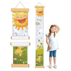 Personalized Name Height Chart for Kids, Sunflower Sun Meaningful Memories Through Kid Size Chart Measurement, Growth Chart Ruler for Wall, Fun & Stylish Height Tracker for Children