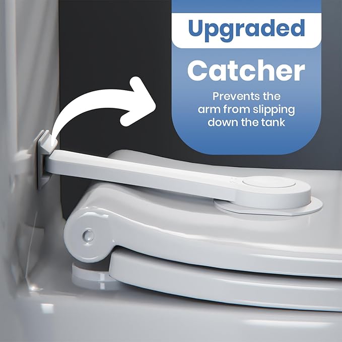 Baby Proofing Toilet Seat Locks Set - Toilet Lid Locks & Multi-Purpose Safety Locks - Easy Installation Child Locks Set with 3M Adhesive - No Tools Required (Pack of 2)