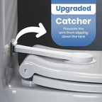 Baby Proofing Toilet Seat Locks Set - Toilet Lid Locks & Multi-Purpose Safety Locks - Easy Installation Child Locks Set with 3M Adhesive - No Tools Required (Pack of 2)