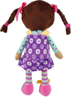 Snuggle Stuffs Sugar Snap Plush Learn to Dress Doll for Toddlers - 15" - for 2 Year Old Girl - Montessori