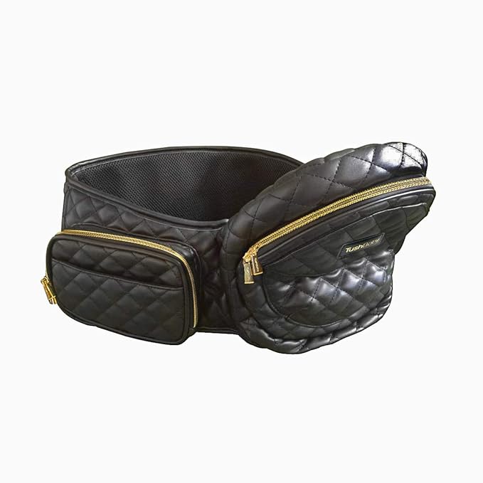 Tushbaby The Original Premium Quality Hip Seat Carrier – Safety-Certified Baby & Toddler Carrier with Secure Safety Buckles, No-Flimsy-Foam Design, Storage Pockets & Nursing Pillow. 0–3 yrs