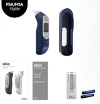 Braun ThermoScan 7+ Connect Digital Ear Thermometer - Family Care App Compatible, Age Precision Technology, Color-Coded Display, No. 1 Brand Recommended by Pediatricians