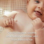 Evereden Tri-Water 2-in-1 Cooling Baby Shampoo and Body Wash: Gentle Cleansing with Coconut, Oceanic Glacial, and Aloe Waters | Soothing