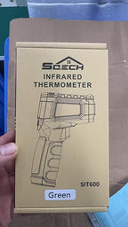 Infrared Thermometer Gun,SQECH Laser Thermometer Gun -58℉～1112℉(-50℃～600℃),Non-Contact Temperature Gun with Adjustable Emissivity&Color Backlight for Cooking, Pizza Oven,BBQ,Fridge,Engine,HVAC(Green)