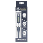 MABIS Digital Thermometer for Babies, Children and Adults for Oral, Rectal or Underarm Use, Blue, 20 Sec