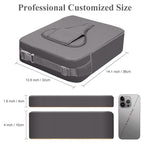 Toddler Booster Seat for Dining Table, Non-Slip Kitchen Chair Booster Seat with Backrest and Adjustable Straps, Portable PU Waterproof Travel Baby Booster Increasing Cushion