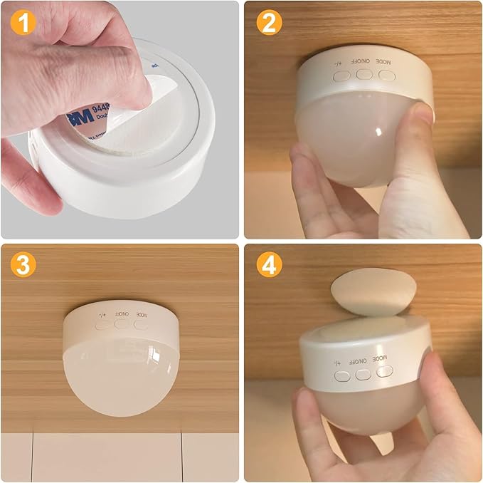 Kintion Night Light, Dimmable 8 Color Portable LED Night Light, 1800mAh Rechargeable Nursery Light Lamp, Soft Eye Caring Warm White, White, Red, Blue, Green Color Lighting for Sleep Aid (White, 2pcs)