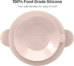 3 Pack Baby Bowls with Suction, Stay Put Silicone Suction Bowls for Babies Toddler Kids, BPA Free, Soft Safe Baby Led Weaning Supplies for Food Bowl, Microwave and Dishwasher Safe