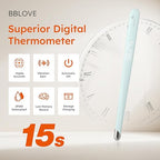 Thermometer for Adults and Kids, Medical-Grade Accurate Fast Reading Oral and Underarm Temperatures, Rechargeable Digital Thermometers with LED Display