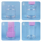 softan Baby Washcloths, 24Pack Baby Wash Cloths Extra Soft & Ultra Absorbent, Baby Towels and Washcloths Face Towel Unisex for Boys Girls Body, Washclothes Gentle on Sensitive Skin, 9x9 Pink Whale