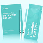 Areta Ovulation & Pregnancy Test Strips: 30 Ovulation Strips & 10 Pregnancy Tests Combo Kit | Accurate at-Home Fertility Tracker | Highly Sensitive Early Pregnancy Detection | 30 LH + 10 HCG