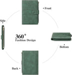 Passport Holder for Travel Rfid Passport Wallet for Women Men with Zipper Pocket Pen Sim Card Holders Slim Travel Accessories