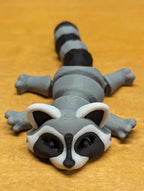 Articulated Racoon with Trash Can 3D Printed Racoon Trashcan Raccoon Raccoon Toy Articulated Racoon Fidget Toy for Kids (Raccoon)