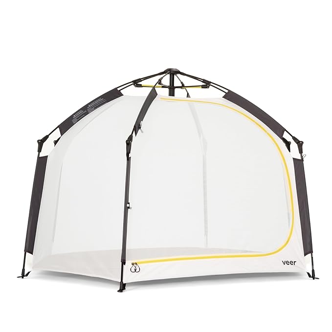 Veer Basecamp XL | JPMA Certified Portable Pop Up Play Yard/Play Pen for Babies, Toddlers and Kids | Indoor and Outdoor Use | Shade Canopy | Keeps Bugs Out | Playard Safety Certified
