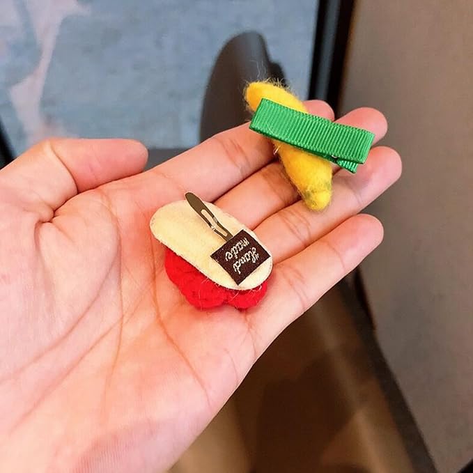 FZBNSRKO 10 Pcs Girls Hair Clips, 1.6"Inch Baby Barrettes, No Slip for Fine, Toddler & Infant Hair Accessories (5 Sets)