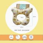 Baby Neck Pillows, Comfortable Baby Travel Head Neck Support Pillow for Car Seat Stroller Pushchair, Soft PP Cotton Travel Pillow for 0-1 Year Old Toddler Infant Newborn, Bee