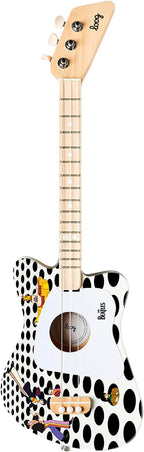 Beatles + Loog Mini Acoustic Guitar for Kids Toddler Children Ages 3+