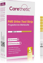 PdG Test Strips - Progesterone Urine Test Kit - at-Home Ovulation Confirmation Test for Women - 5 Tests
