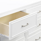 DaVinci Charlie 6-Drawer Double Dresser in White