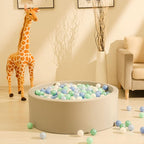 GOGOSO Ball Pits Balls for Toddlers Pack of 50 100 200 Plastics Shape Ball Non-Phthalate Non-BPA Non-Toxic 2.2-Inch Crush Proof Play Balls