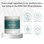 SoCal Suds & Company - Organic Baby Face & Body Cream - Natural Moisturizer with Shea Butter, Coconut Oil & Aloe for Newborns, Kids & Toddlers - Fragrance Free Shea Body Butter - 8oz