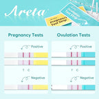 Areta Ovulation & Pregnancy Test Strips: 20 Ovulation Strips & 10 Pregnancy Tests Combo Kit | Accurate at-Home Fertility Tracker
