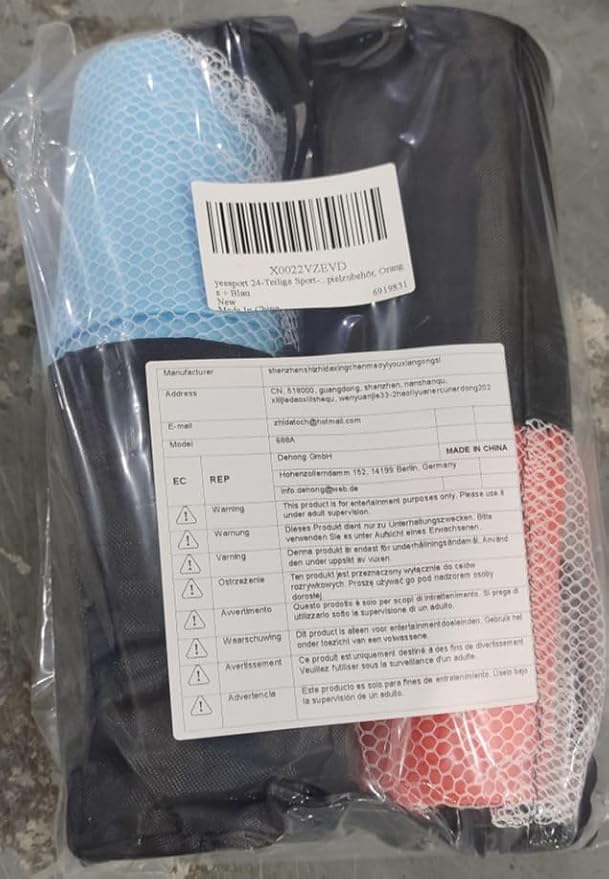 yeesport Sport Stacking Cups, 24pcs Sports Stacking Cups Sport Training Game for Challenge Competition Travel Party Gift for Kids and Adults (Blue & Red)