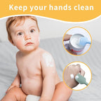 Baby Diaper Cream Spatula, 4Pack Silicone Butt Spatula Baby Paste Diaper Cream Applicator for Newborn Babies