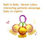 Baby Toys, Cartoon Animal Hanging Rattle Toys, Handbells Baby Rattles, Baby Bed Crib Car Seat Travel Stroller Toys for Infant, Best Birthday Gift for Newborn, 4 Pack