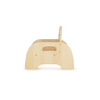 Foundations Simple Sitter Low Wood Feeding Chairs Multipack, Wide No-Tip Base, Adjustable Safety Harness, Stackable Wood Toddler Chairs with Food Service Grade Finish, 2 Pack (5 inch)