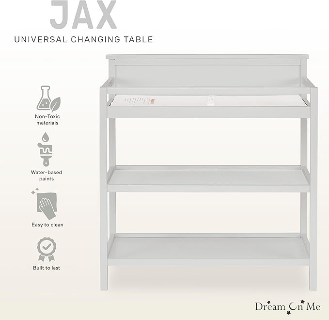 Dream On Me Jax Universal Changing table, Grey