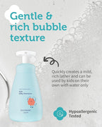 Korean Kids Silicone-Free Silky Shampoo & Conditioner for Weak Frizzy Hair - Glossy Shine & Tangle Prevention - Low pH - Allergen-Free, 10.1oz & 6.76oz